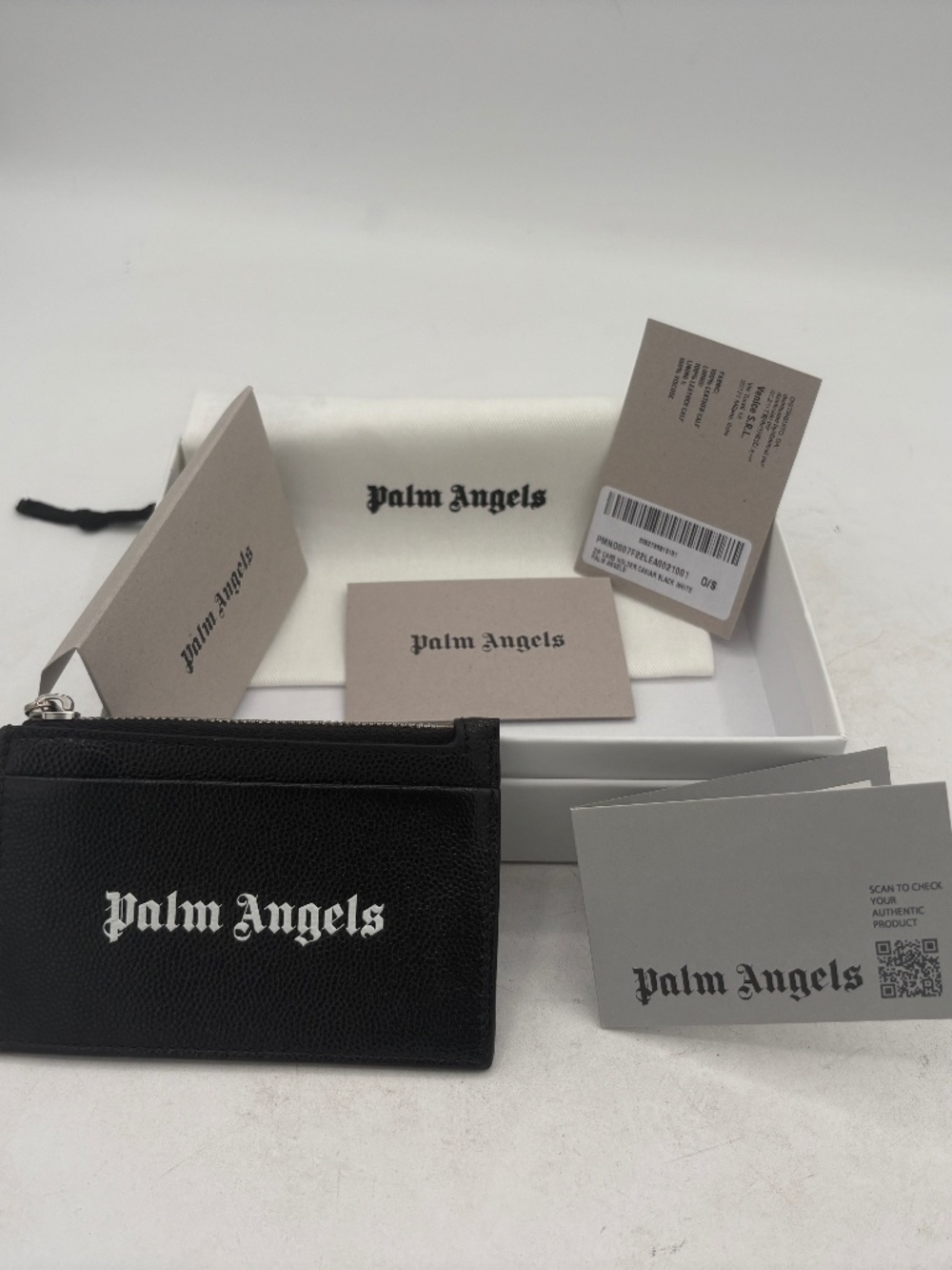 New with box Black Palm Angels Logo Card Holder